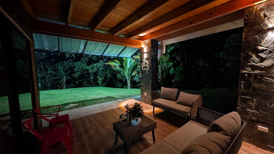 Cana Life Verde | Pineview Jimenoa Villa Terraza at Night 