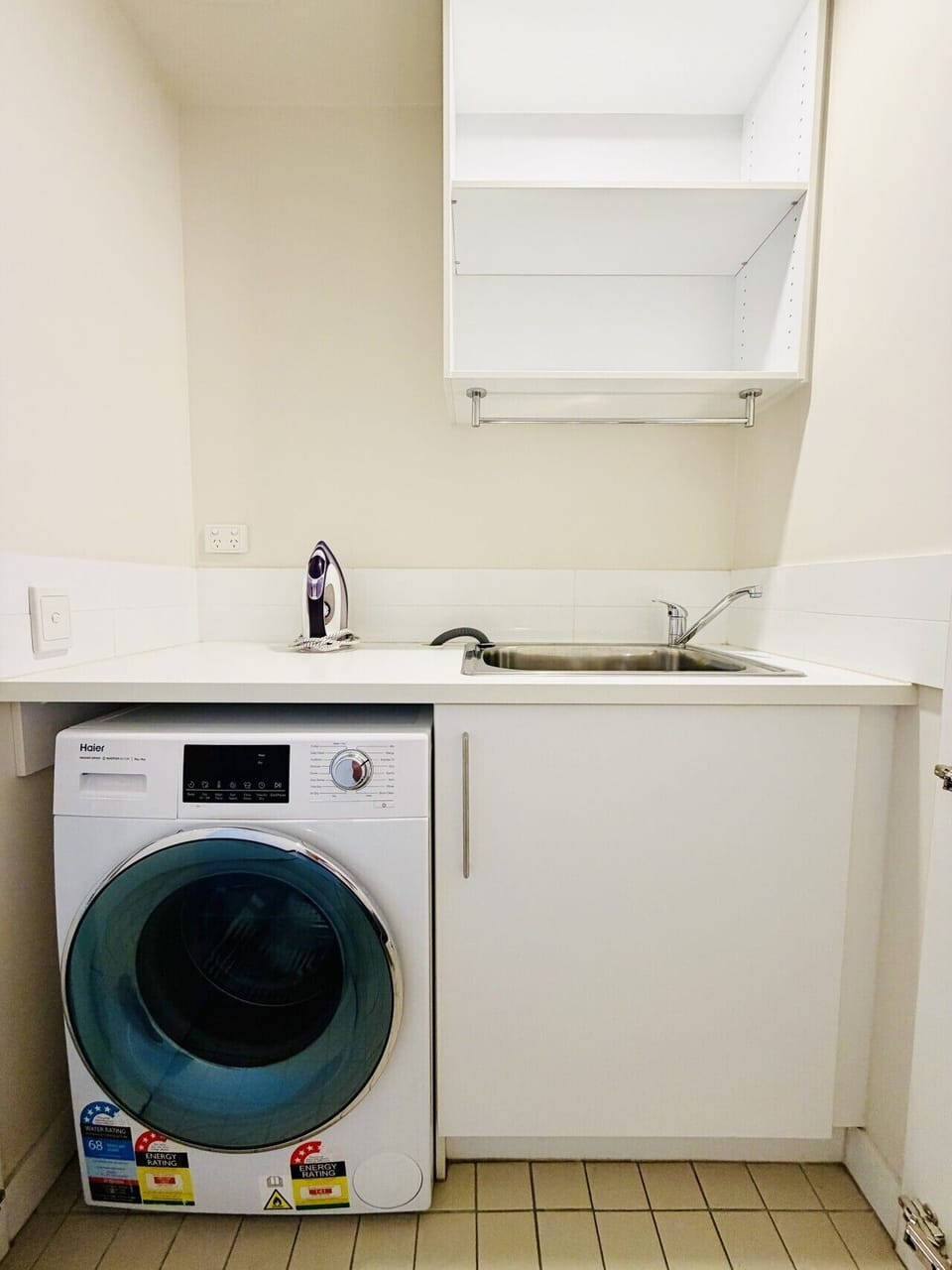 In-apartment laundry facilities make this stay practical for longer visits.