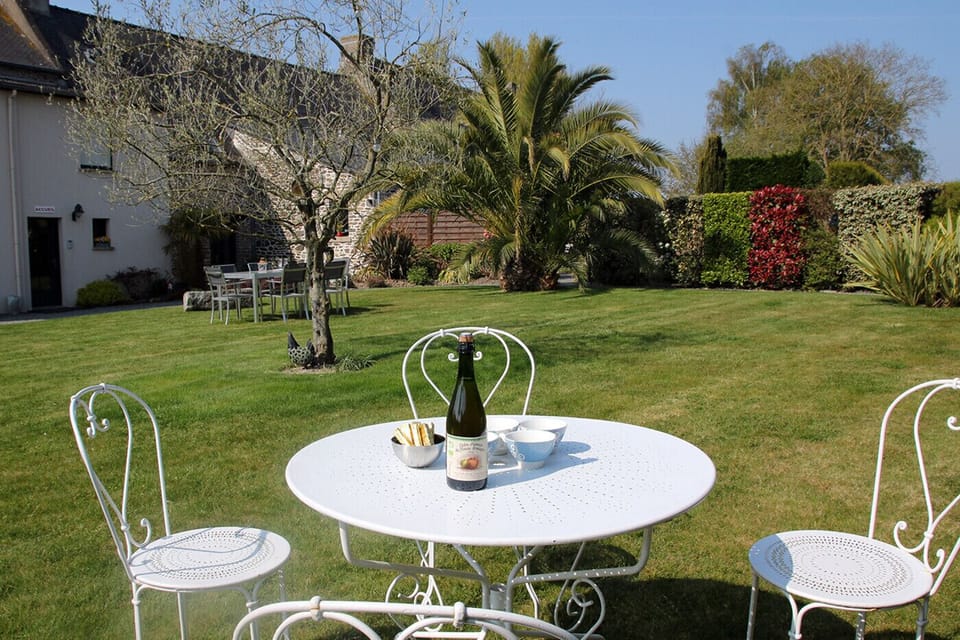 Large, accessible garden shared with other guests