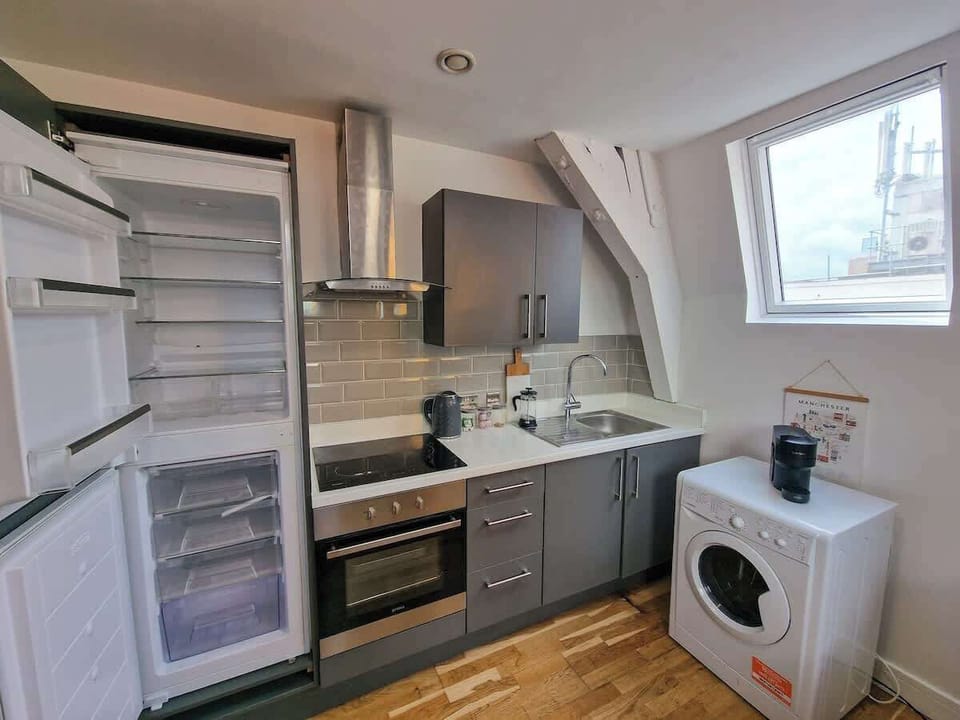 Everything you need to cook a proper meal, from oven and hob to kettle and toaster