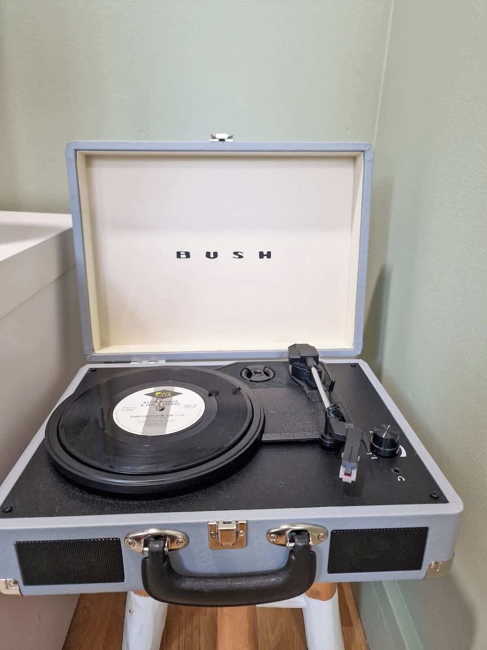 Spin some vinyl on the retro record player for the perfect soundtrack to your stay