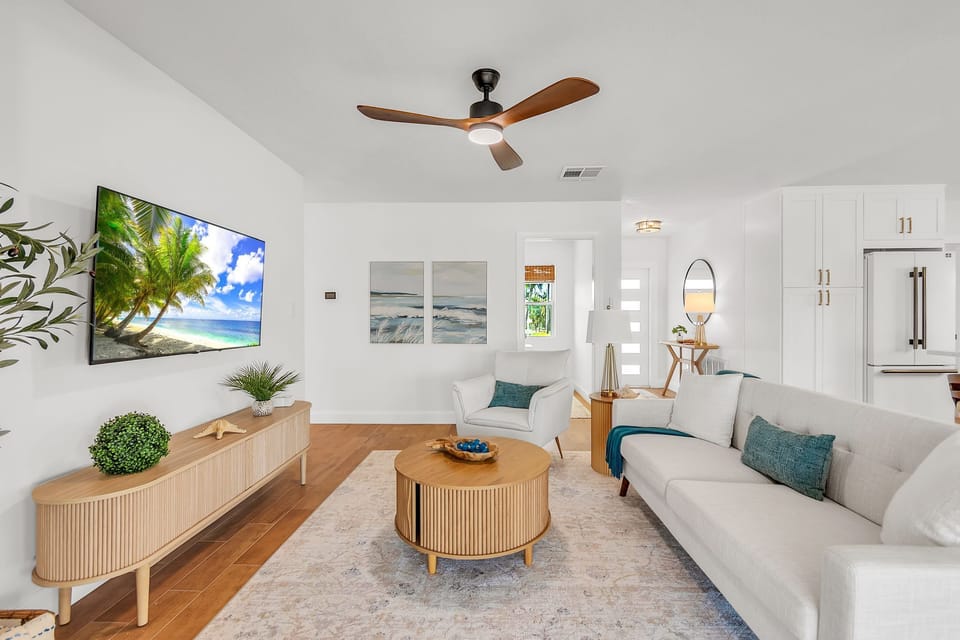 Main Living Room with Smart TV