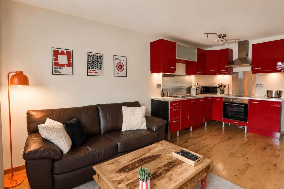 An inviting and bright living area.