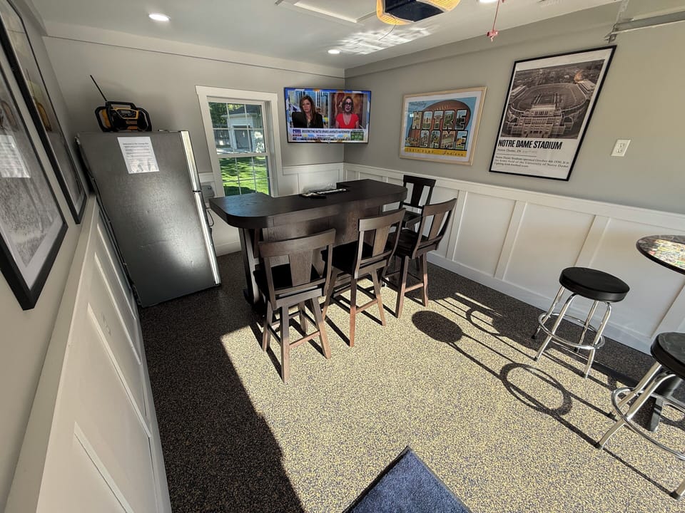Garage: Notre Dame Themed Bar