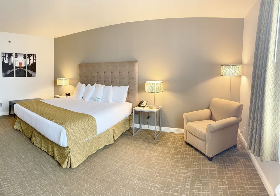 Bedroom. Interior and views may vary based on location and availability.