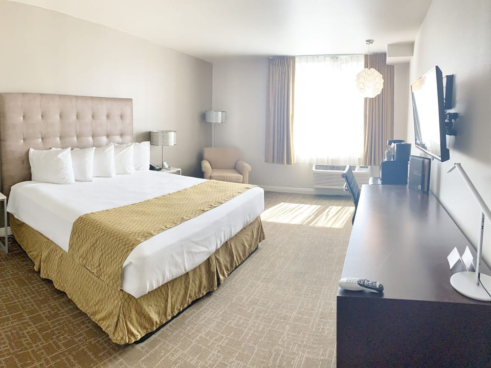 Bedroom. Interior and views may vary based on location and availability.