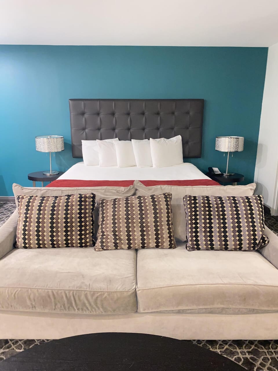 Bedroom. Interior and views may vary based on location and availability.