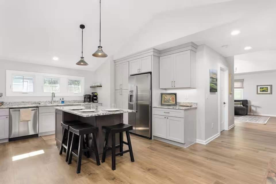 Fully Equipped Kitchen with Breakfast Bar | Designed for Cooking and Connection
