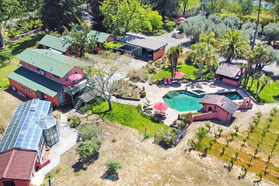 Birds-eye view of our private resort!