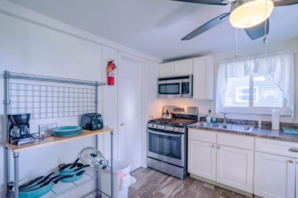 Interior of Cabin #8 Kitchen