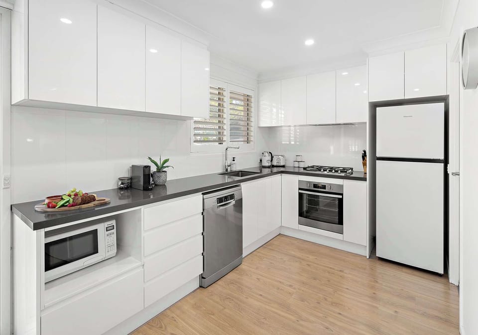Flinders Hideaway  |  Modern Kitchen with Coffee Machine
