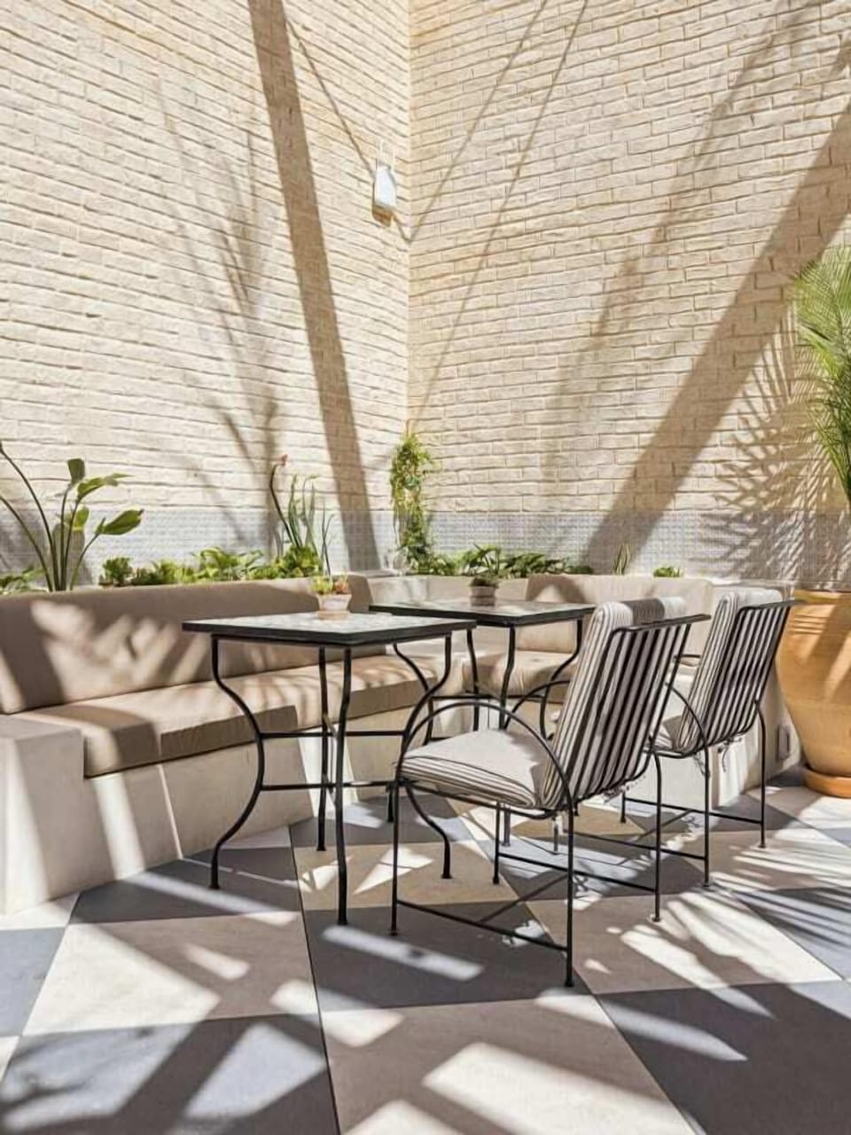 Relax and Unwind in Our Beautiful Open-Air Atrium