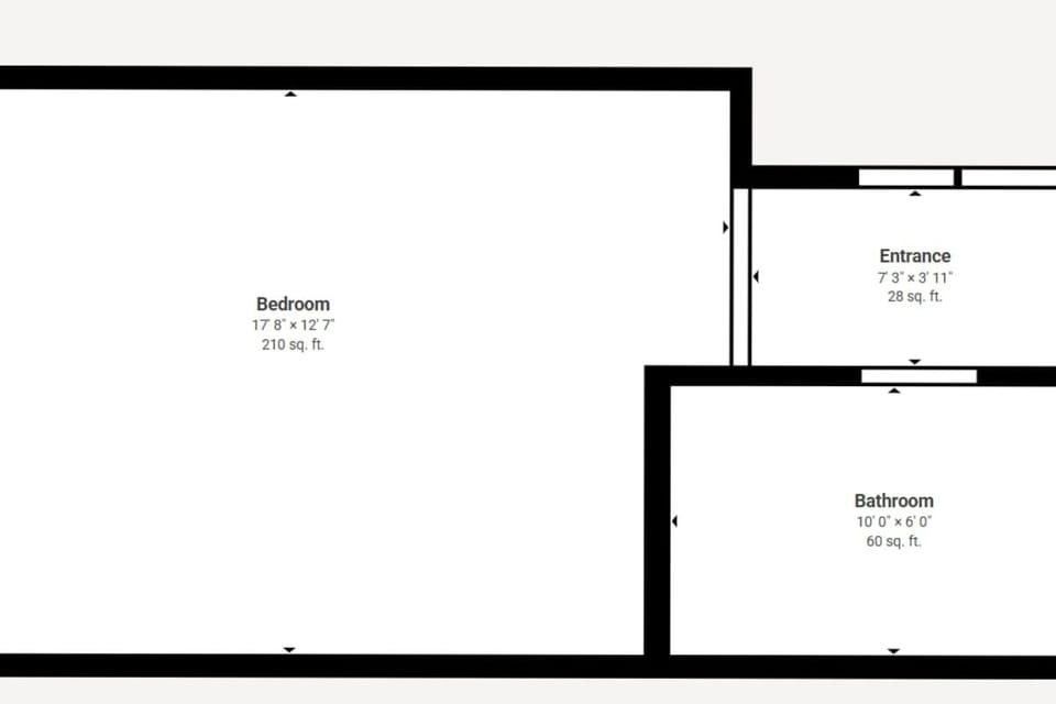 Studio Floorplan xx Square Feet