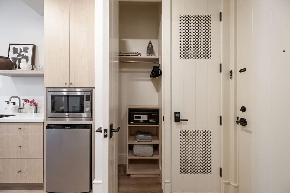 Laptop friendly hotel safe; iron&board and Turkish beach towel