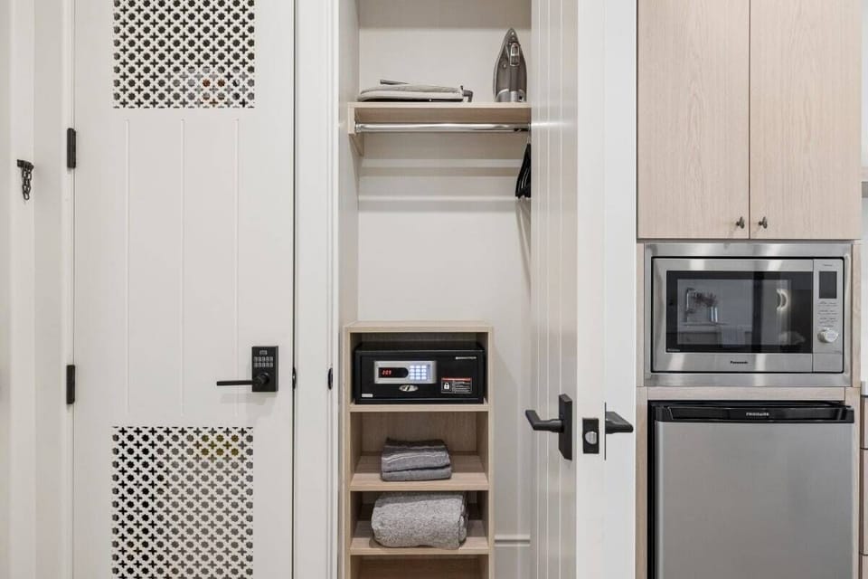 Laptop friendly hotel safe; iron&board and Turkish beach towel