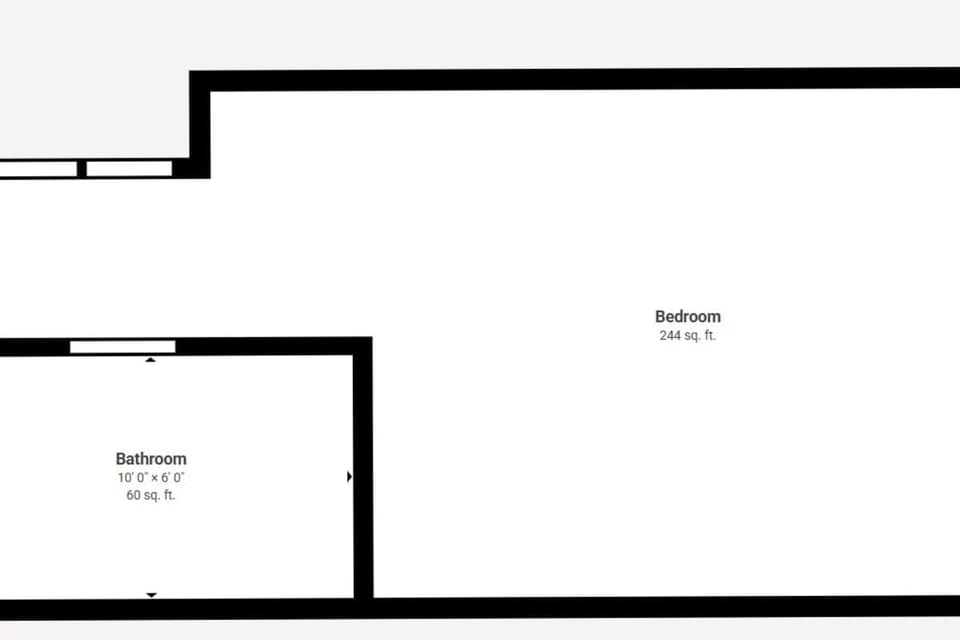 Studio Floorplan xx Square Feet