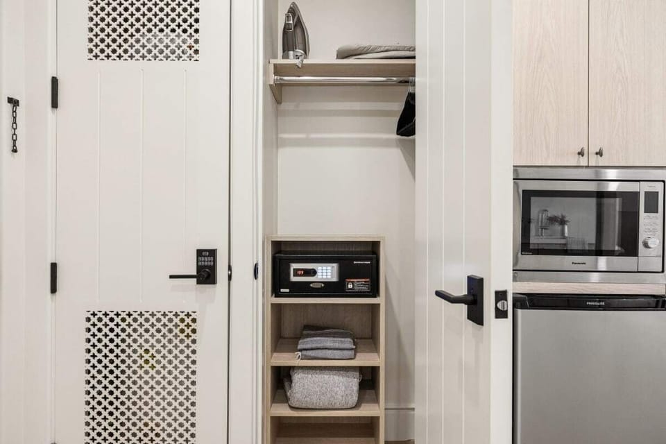 Laptop friendly hotel safe; iron&board and Turkish beach towel