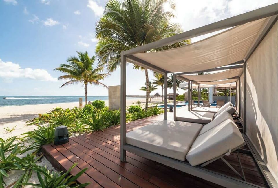 Balinese beach front 