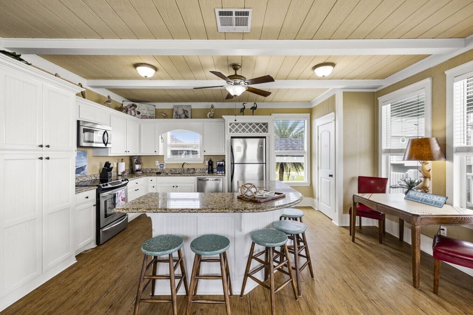 Cook, snack, and stay connected in this welcoming space.