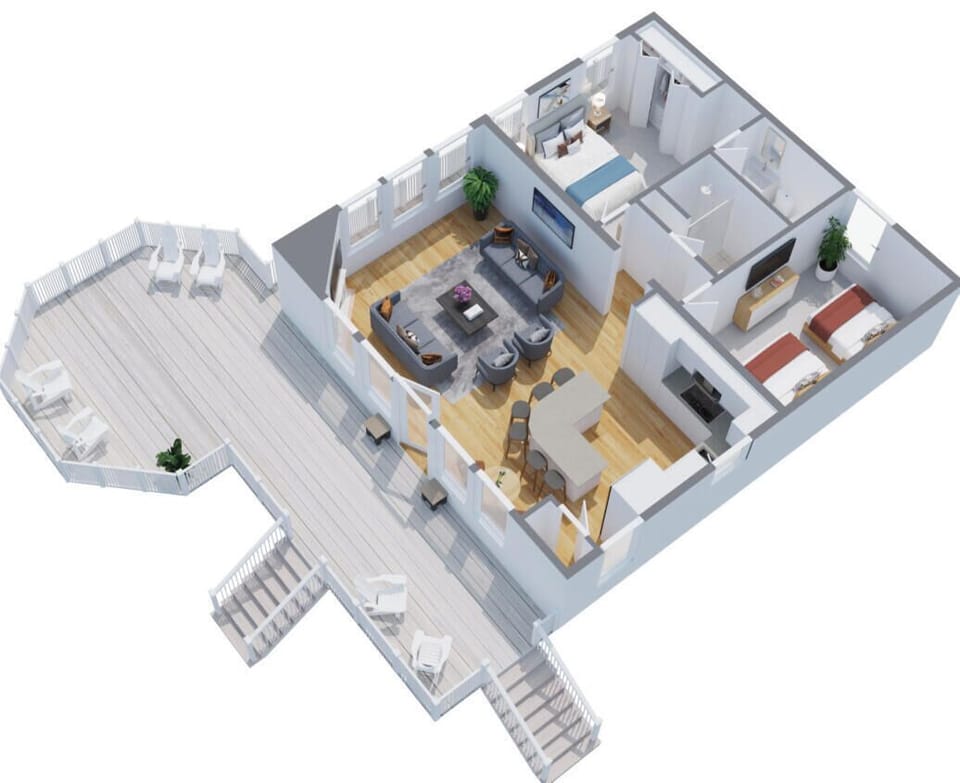 Floor plan of the home