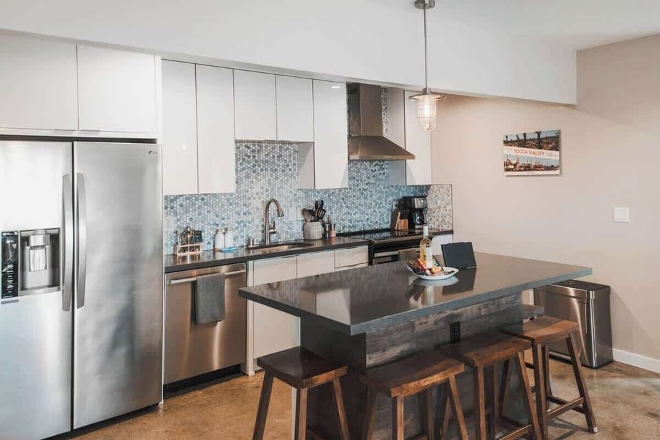 Fully stocked kitchen