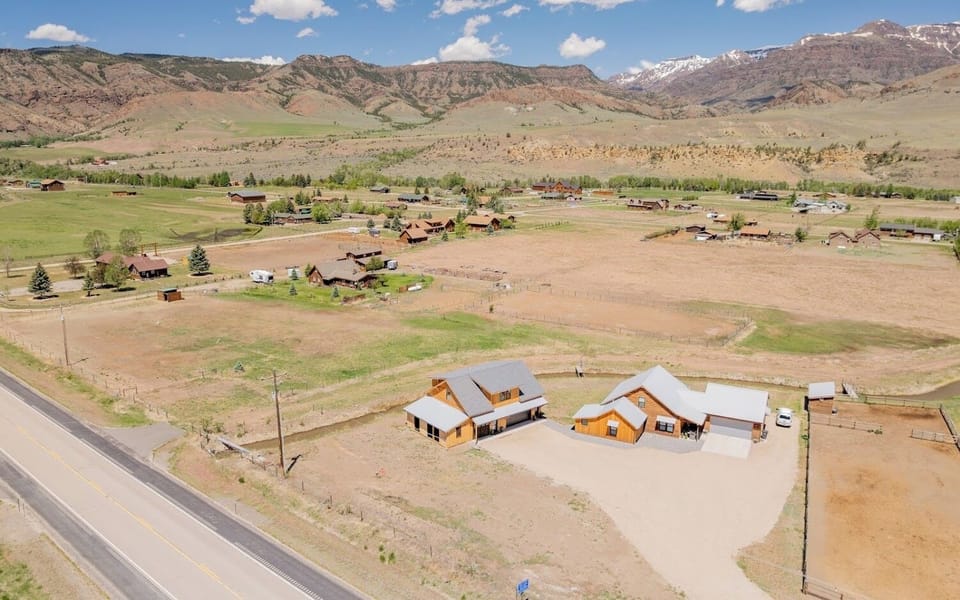 Surrounded by mountain views, the area is frequented by wildlife