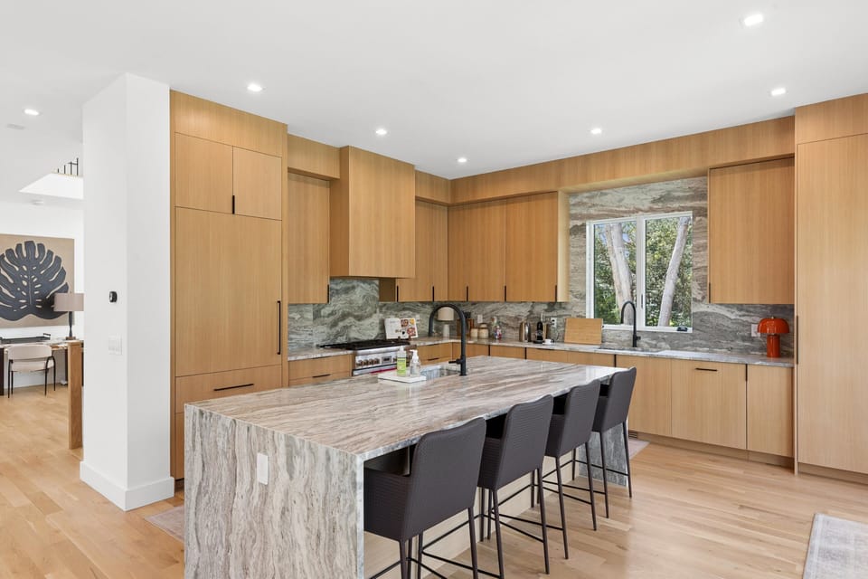 Chef’s Kitchen with Thermador Appliances & Oversized Island