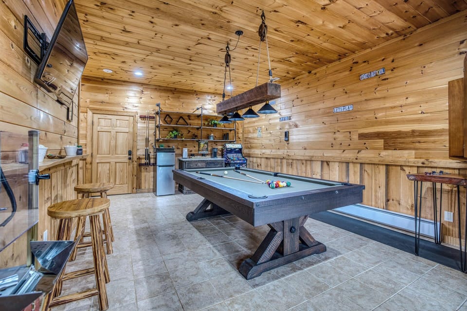 Lower level game room