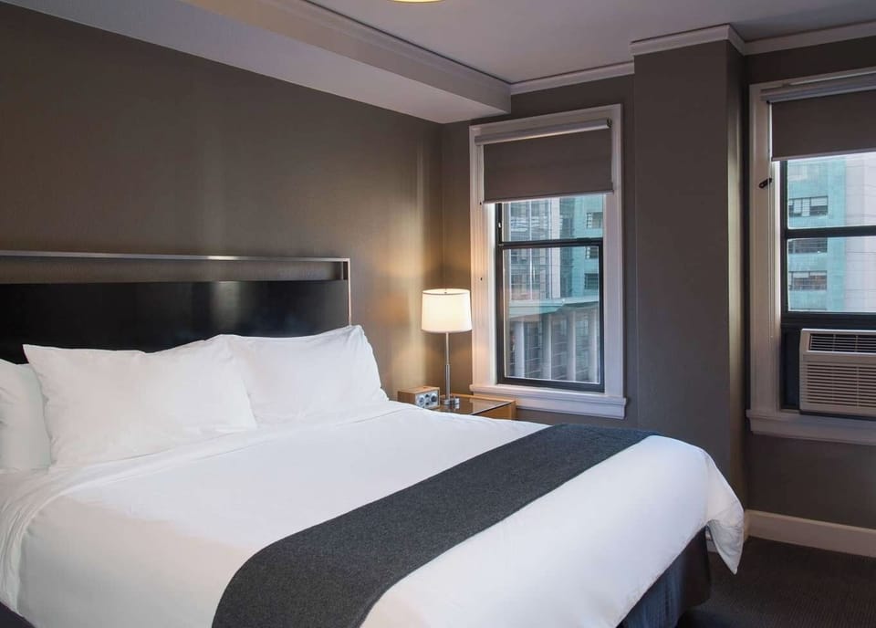 Bedroom. Interior and views may vary based on location and availability.
