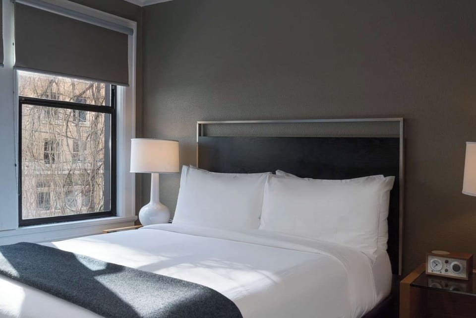 Bedroom. Interior and views may vary based on location and availability.