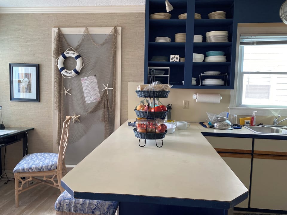 Kitchen with the work from home desk