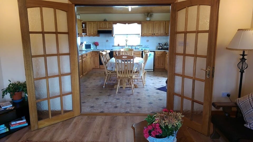View from lounge to kitchen