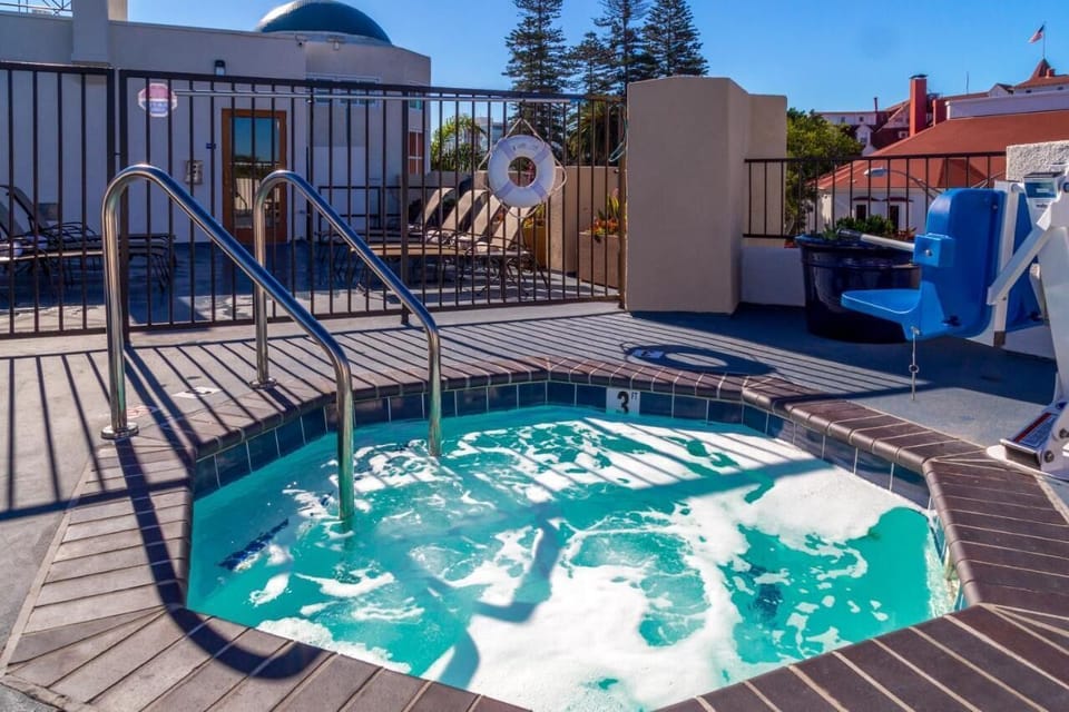 Unwind in bubbling waters after a day exploring.