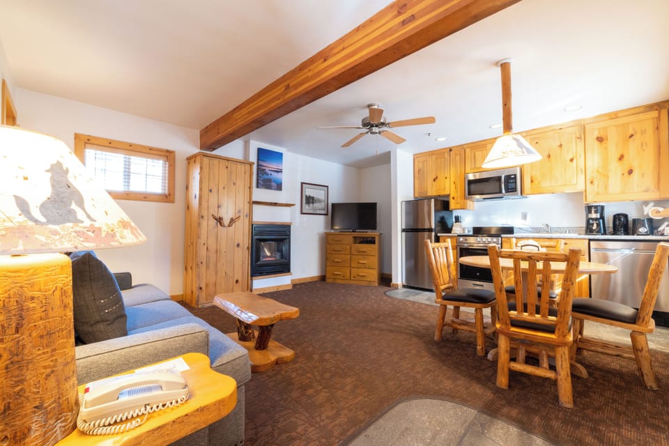 Enter a spacious great room made for relaxing together.