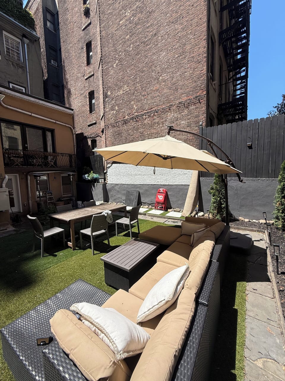 Outdoor dining