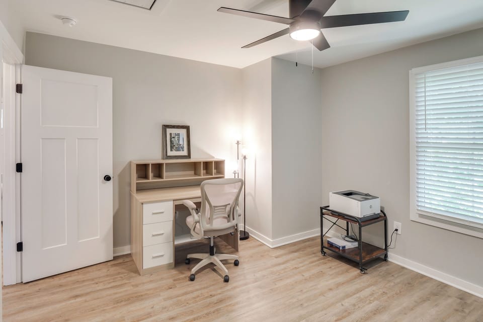 Workspace w/ Printer (Bedroom 3)