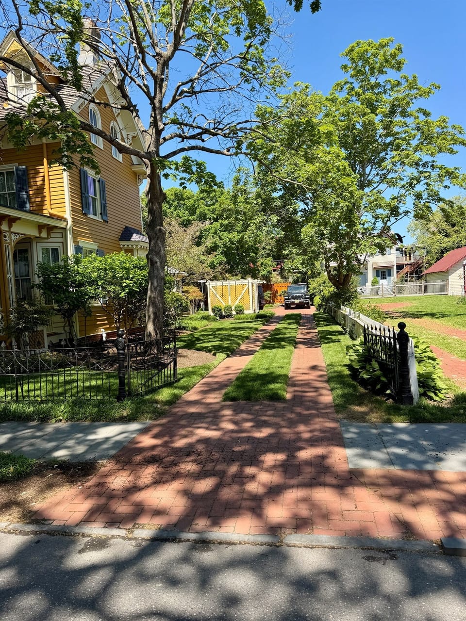 parking for multiple cars is a rare amenity in Cape May