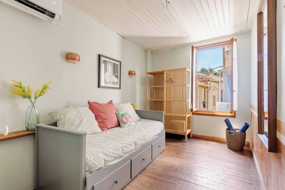 A serene bedroom designed for comfort and rest