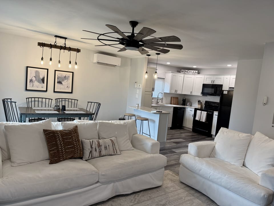 Open concept main living space.