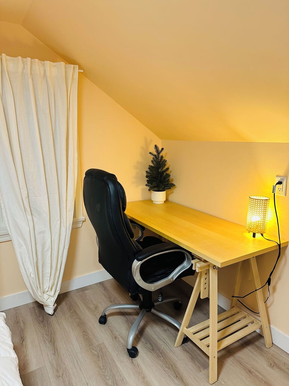 Work space inside bedroom 2
