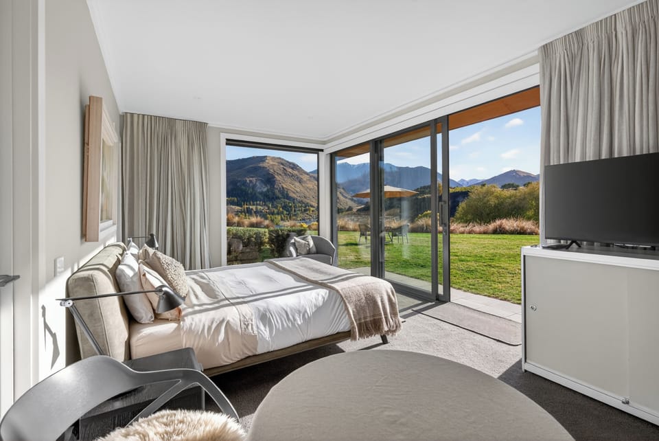 You'll enjoy the best views on the property from the comfort of your bed