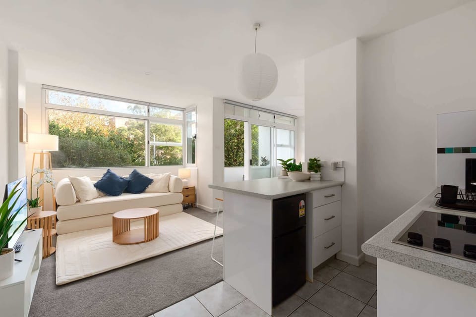 Kitchen and living room