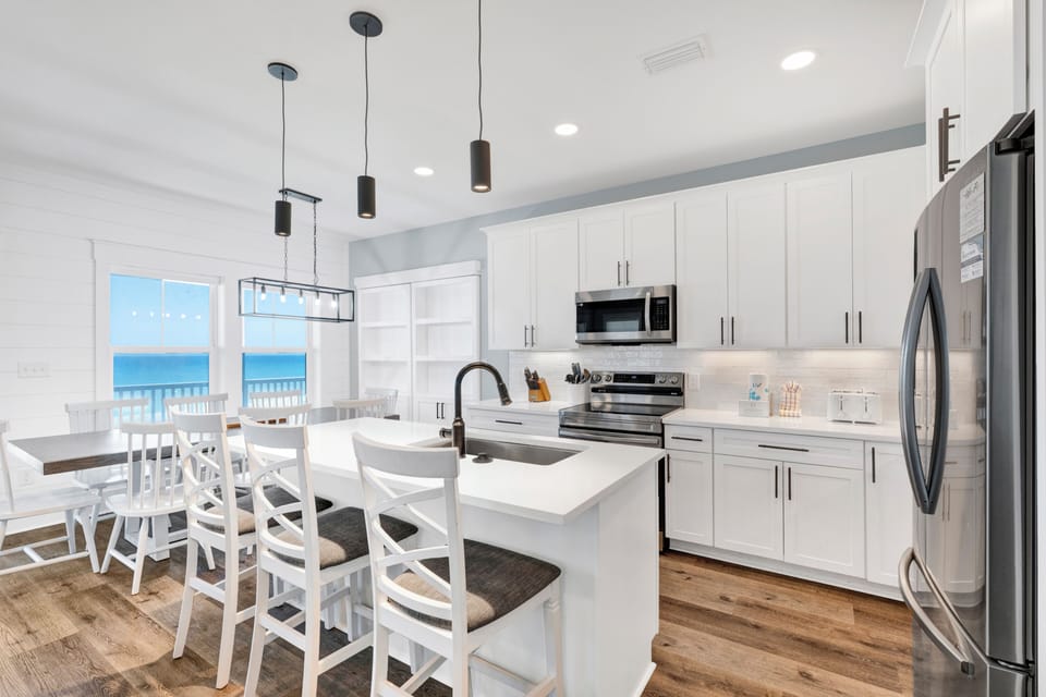 Two kitchens available, each are fully equipped for all of your cooking needs