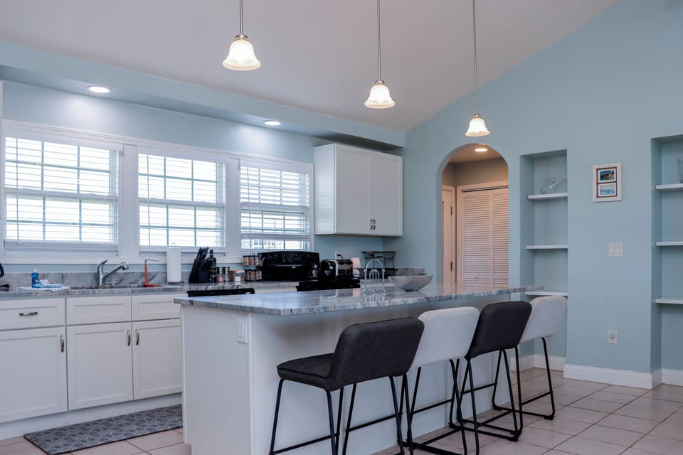 Kitchen with Hallway to Laundry Room