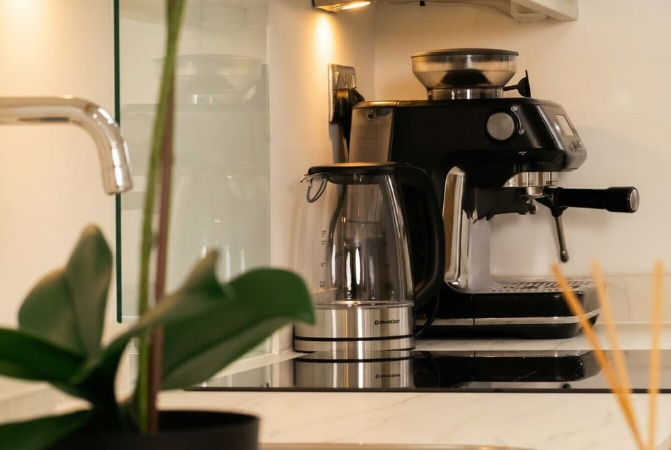 Wake up to barista coffee from the in-house espresso machine.