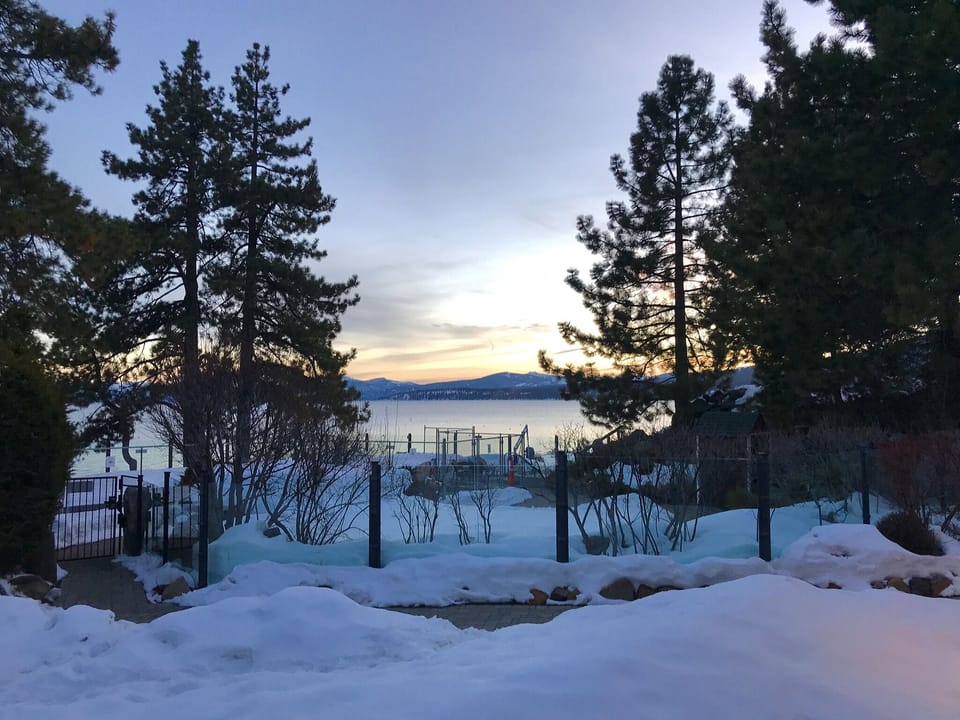 Take in the wide, snowy setting for a true getaway.
