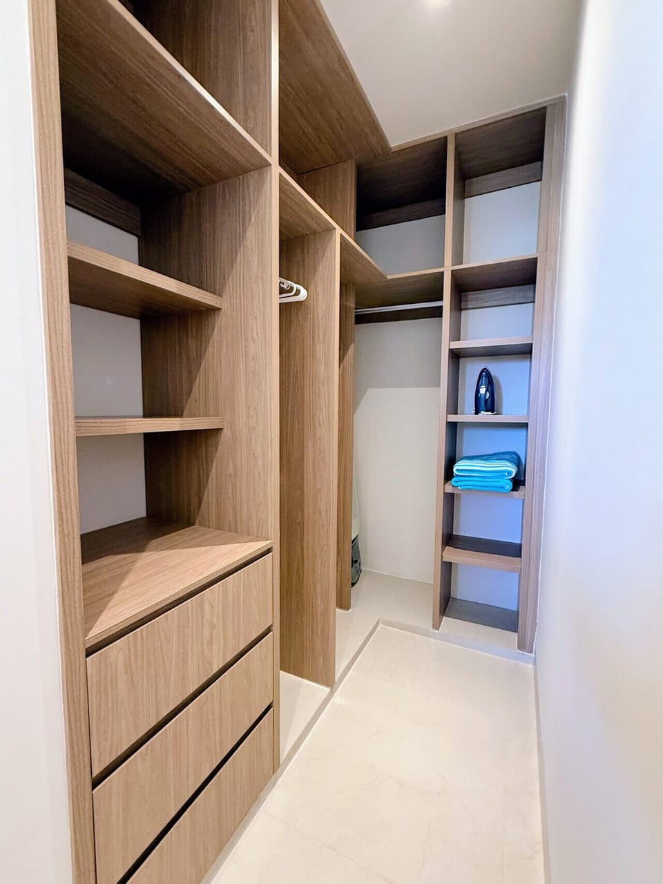 The Master bedrooms includes a walk-in closet.