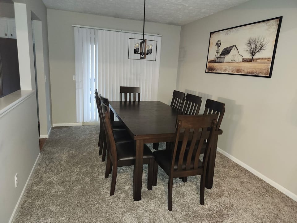 dining table and chairs for 8