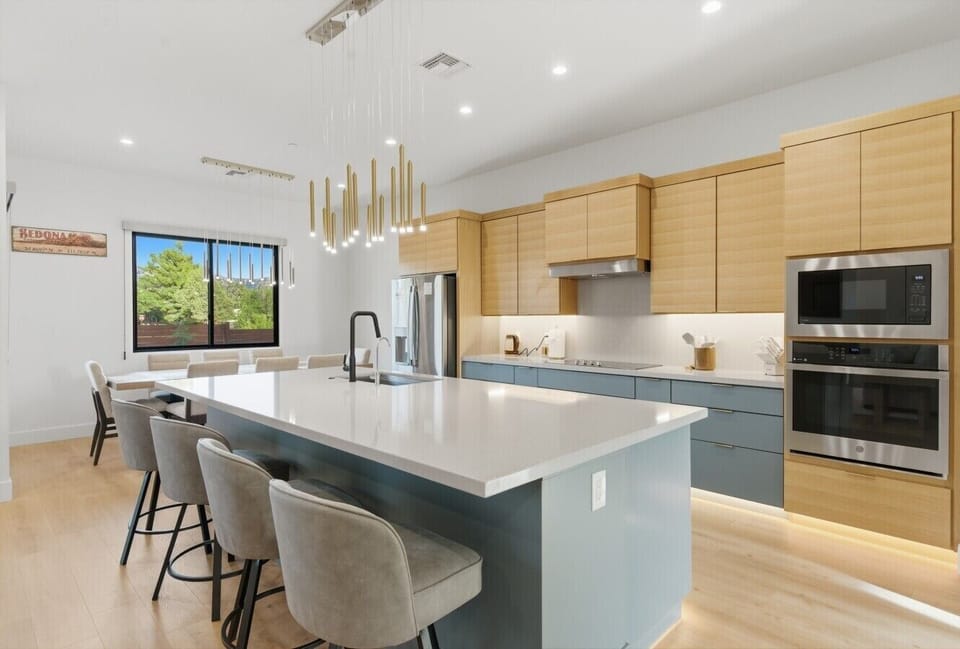 Fully equipped modern kitchen perfect for cooking and gathering