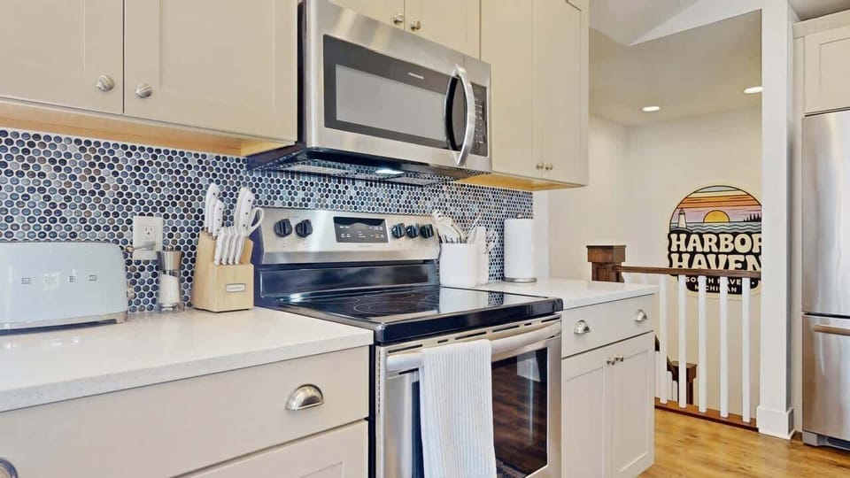 Stocked kitchen for family dinner nights